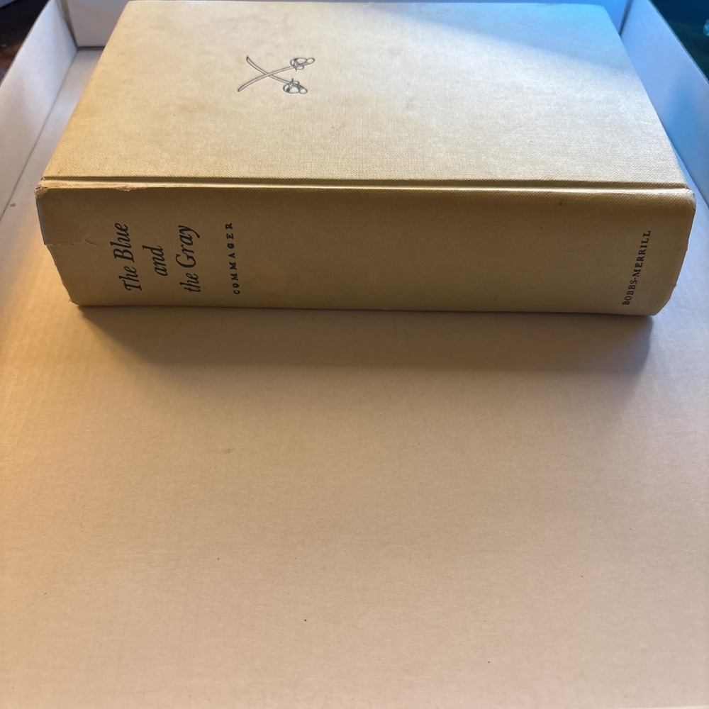 Book The Blue and Gray Henry Steele Commager Civil War 1950 HB NO DUST JACKET